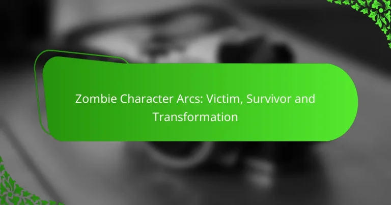 Zombie Character Arcs: Victim, Survivor and Transformation