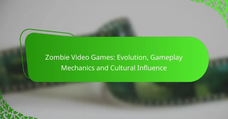 Zombie Video Games: Evolution, Gameplay Mechanics and Cultural Influence