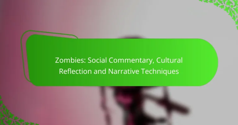 Zombies: Social Commentary, Cultural Reflection and Narrative Techniques